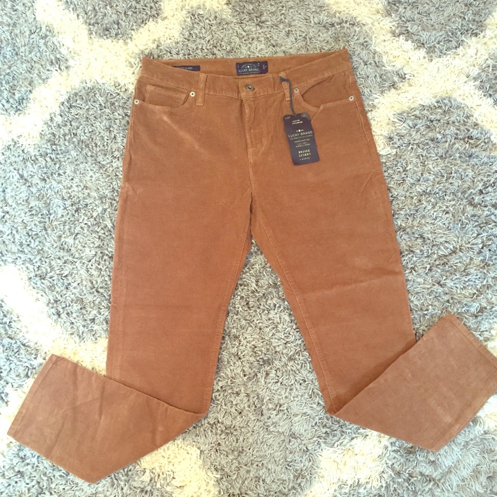 Lucky Brand corduroy pants, NWT "Brooke Skinny"